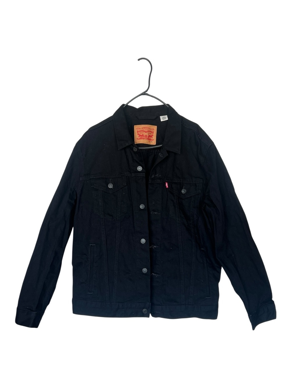 Levi's Black Women's Denim Trucker Jacket Size XL